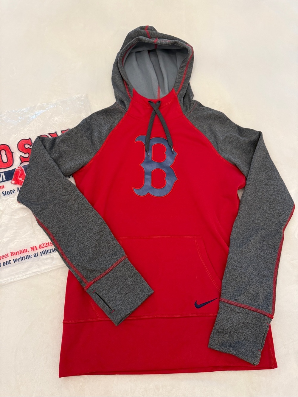 Nike Hoodie W/ Boston B Logo